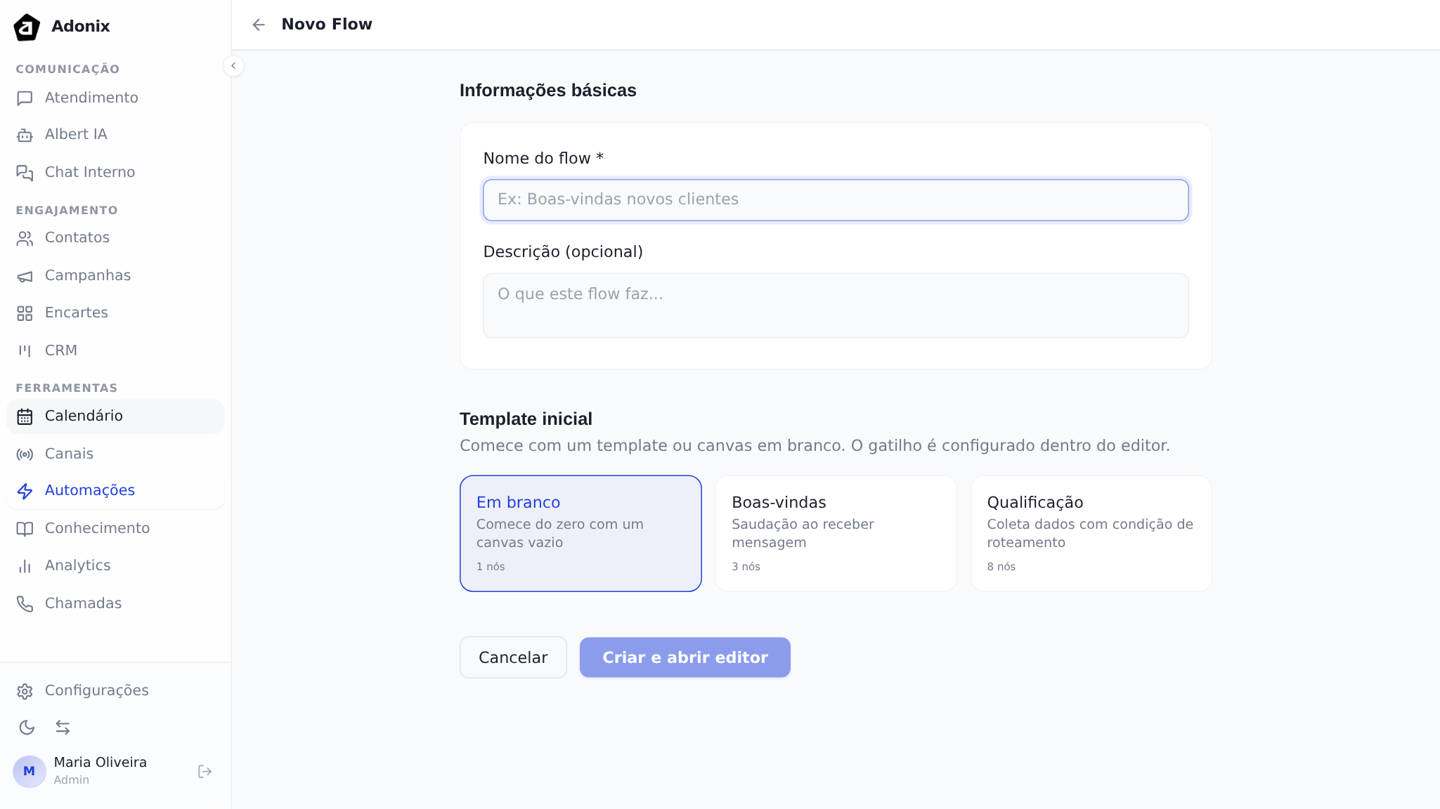 Galeria de templates