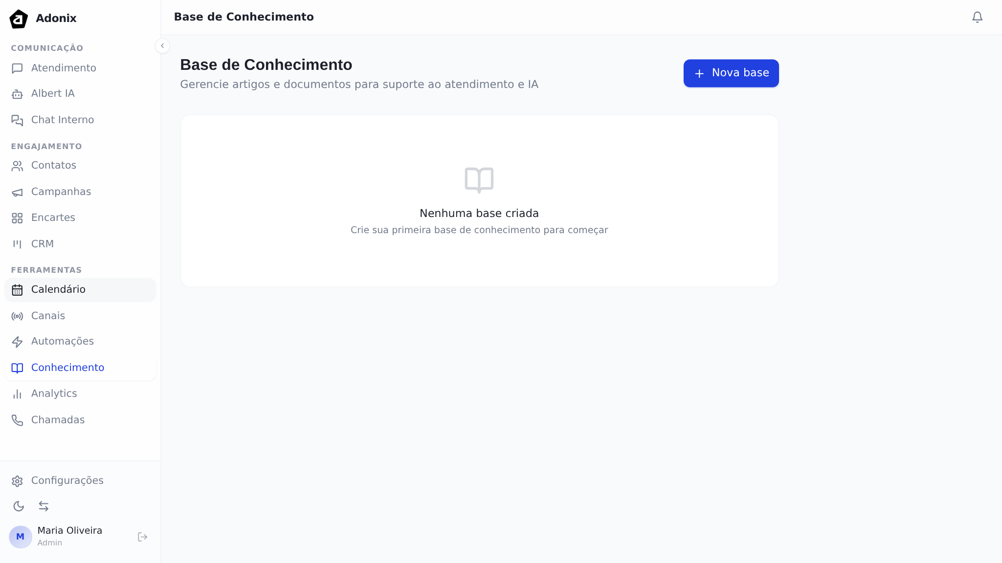 Lista de bases de conhecimento